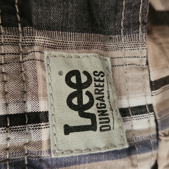 Lee Dungarees Mens Plaid Shorts - Picture 3 of 4